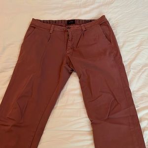 Jachs NY Mens Wine Cotton Stretch Montauk Fit 33x28